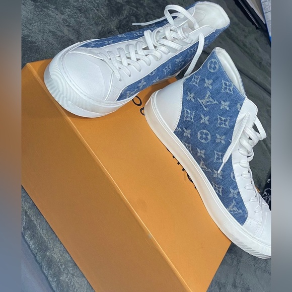 Louis Vuitton Tattoo Sneaker Boot - Monogram Denim - Picture 3 of 8